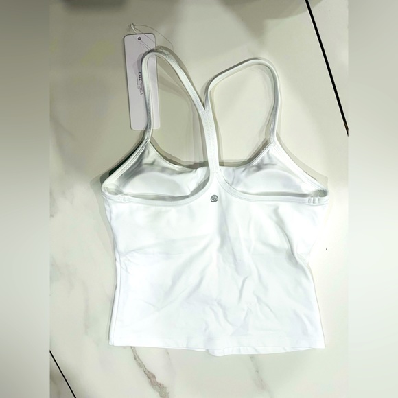 CRZ YOGA Butterluxe Womens Workout Racerback Tank Top with Built in Bra - Picture 2 of 2
